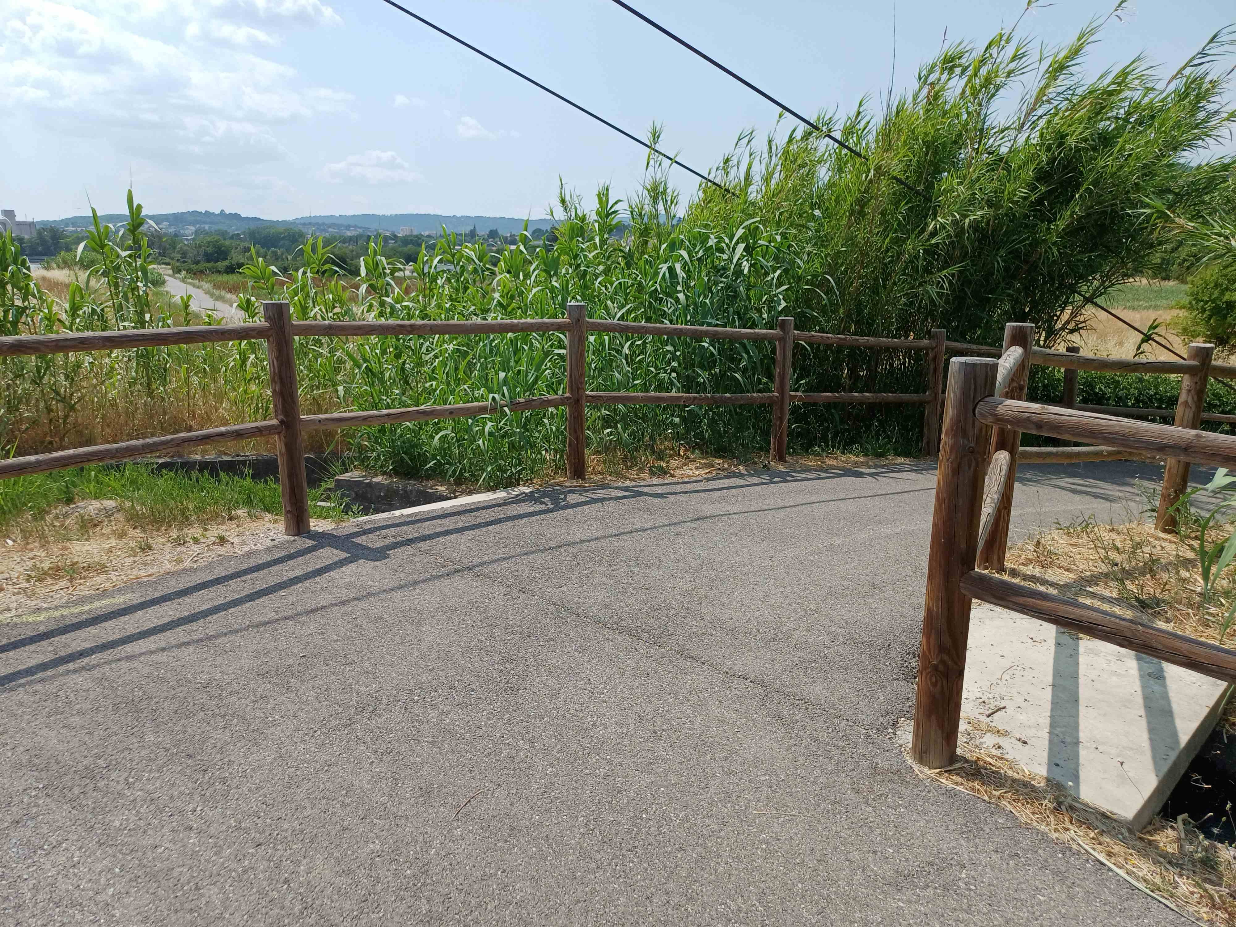 Sur la voie verte à Manosque