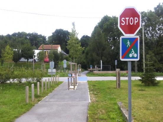 Traversée d'une route