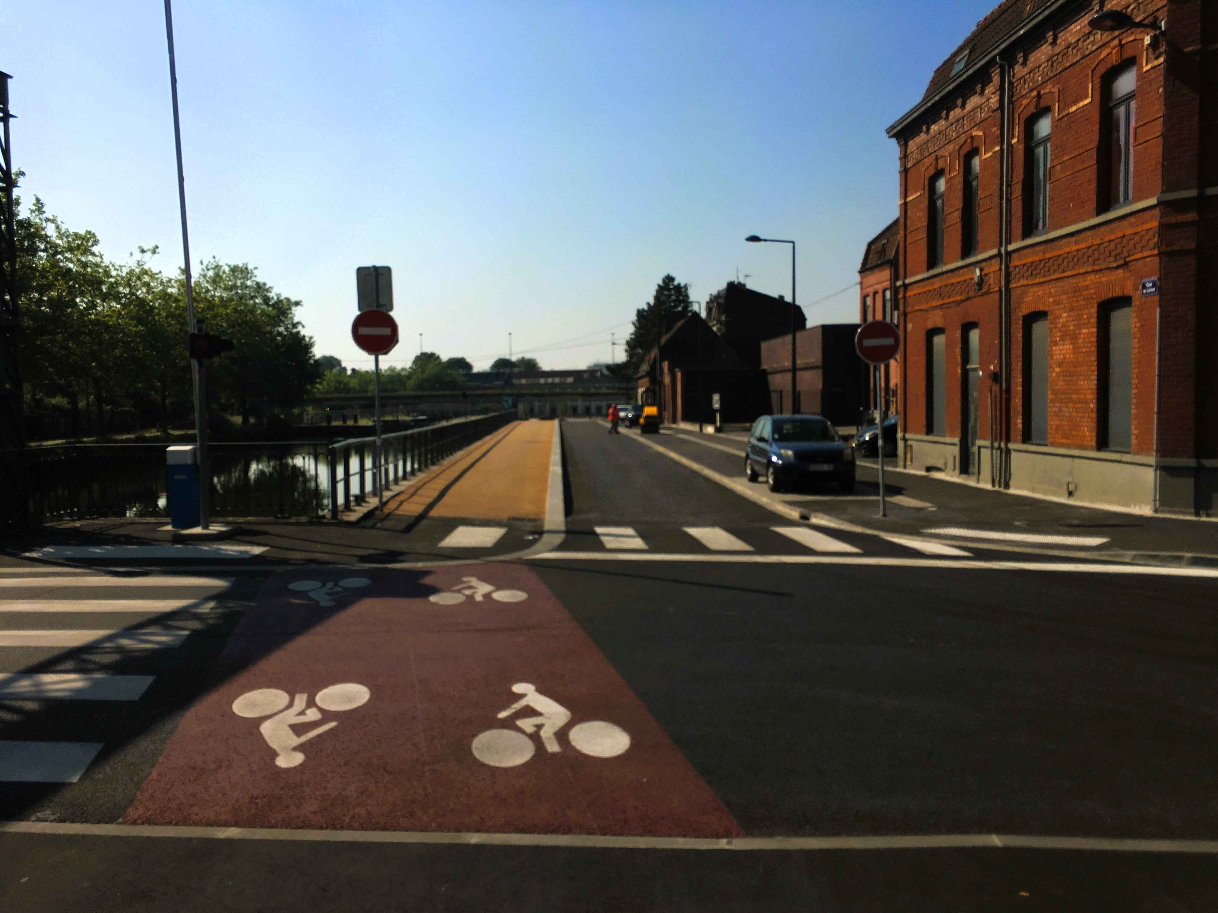 traversée voie verte