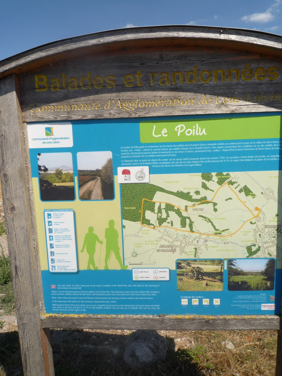 Souchez, panneau RIS